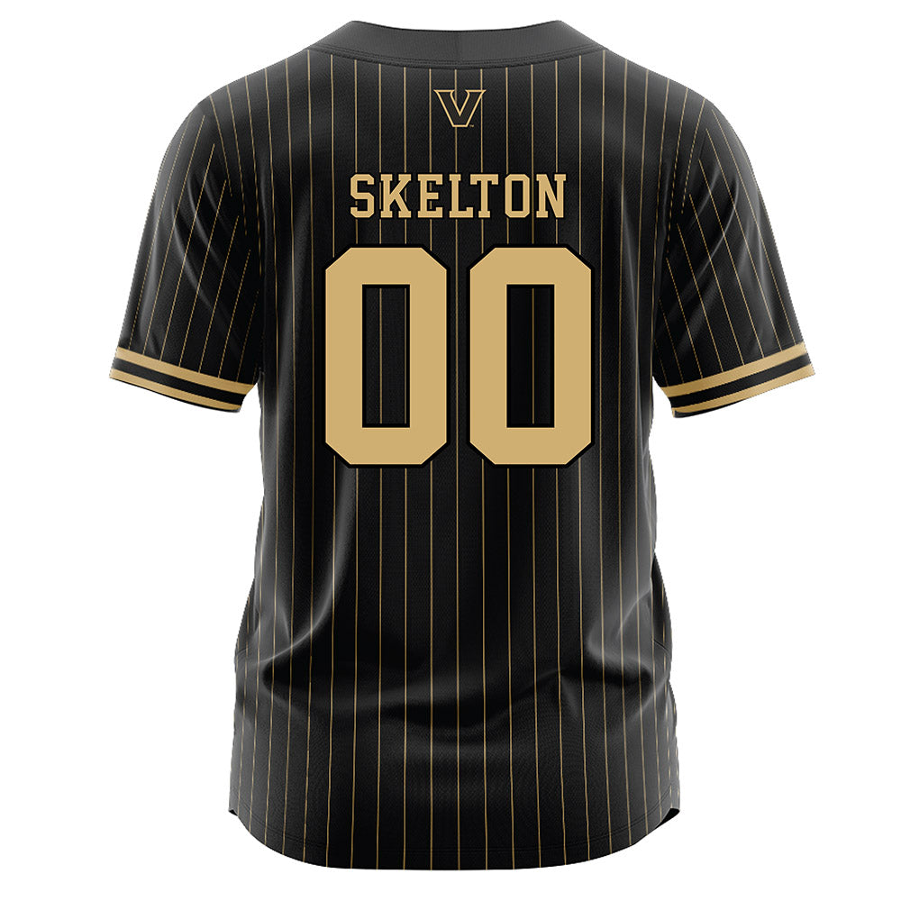 Vanderbilt - NCAA Baseball : Gunner Skelton - Black Jersey-1