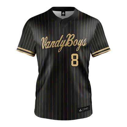 Vanderbilt - NCAA Baseball : Chris Maldonado - Black Jersey-0