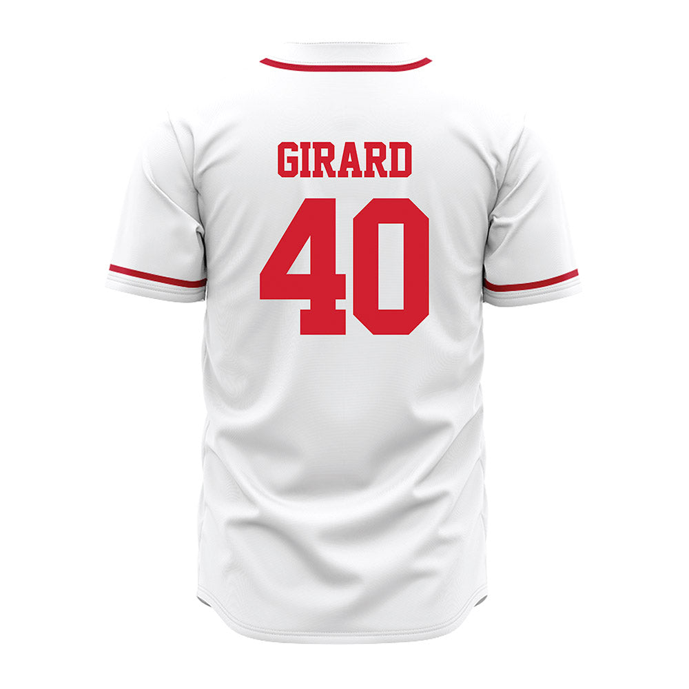 Illinois State - NCAA Baseball : Nolan Girard - White Jersey-1