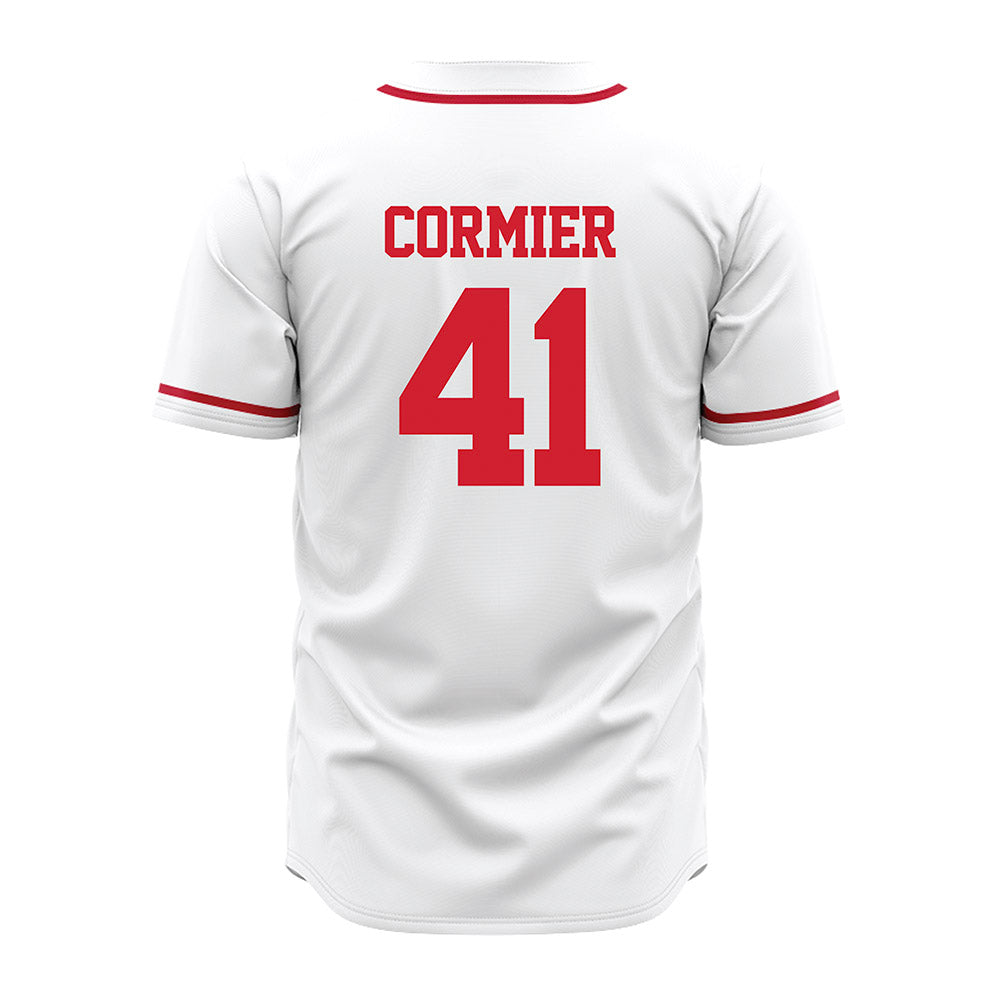 Illinois State - NCAA Baseball : Carson Cormier - White Jersey-1