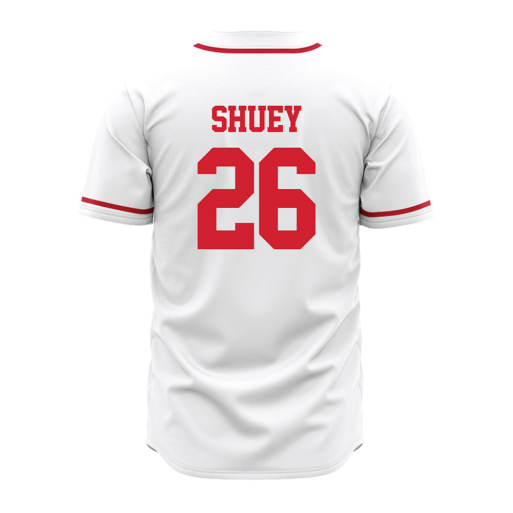 Illinois State - NCAA Baseball : John Shuey - White Jersey-1