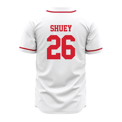 Illinois State - NCAA Baseball : John Shuey - White Jersey-1
