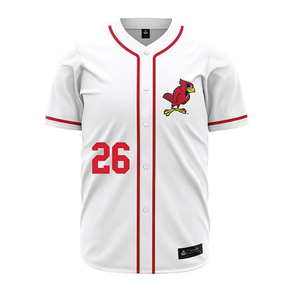 Illinois State - NCAA Baseball : John Shuey - White Jersey-0