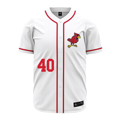 Illinois State - NCAA Baseball : Nolan Girard - White Jersey-0