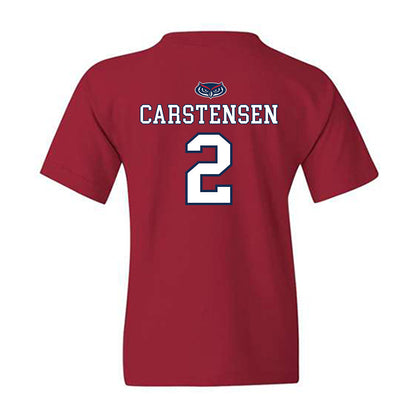 FAU - NCAA Women's Basketball : Grace Carstensen - Youth T-Shirt-1