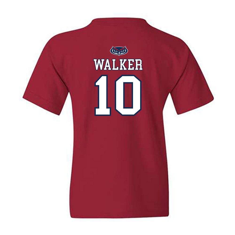 FAU - NCAA Women's Basketball : Haley Walker - Youth T-Shirt-1