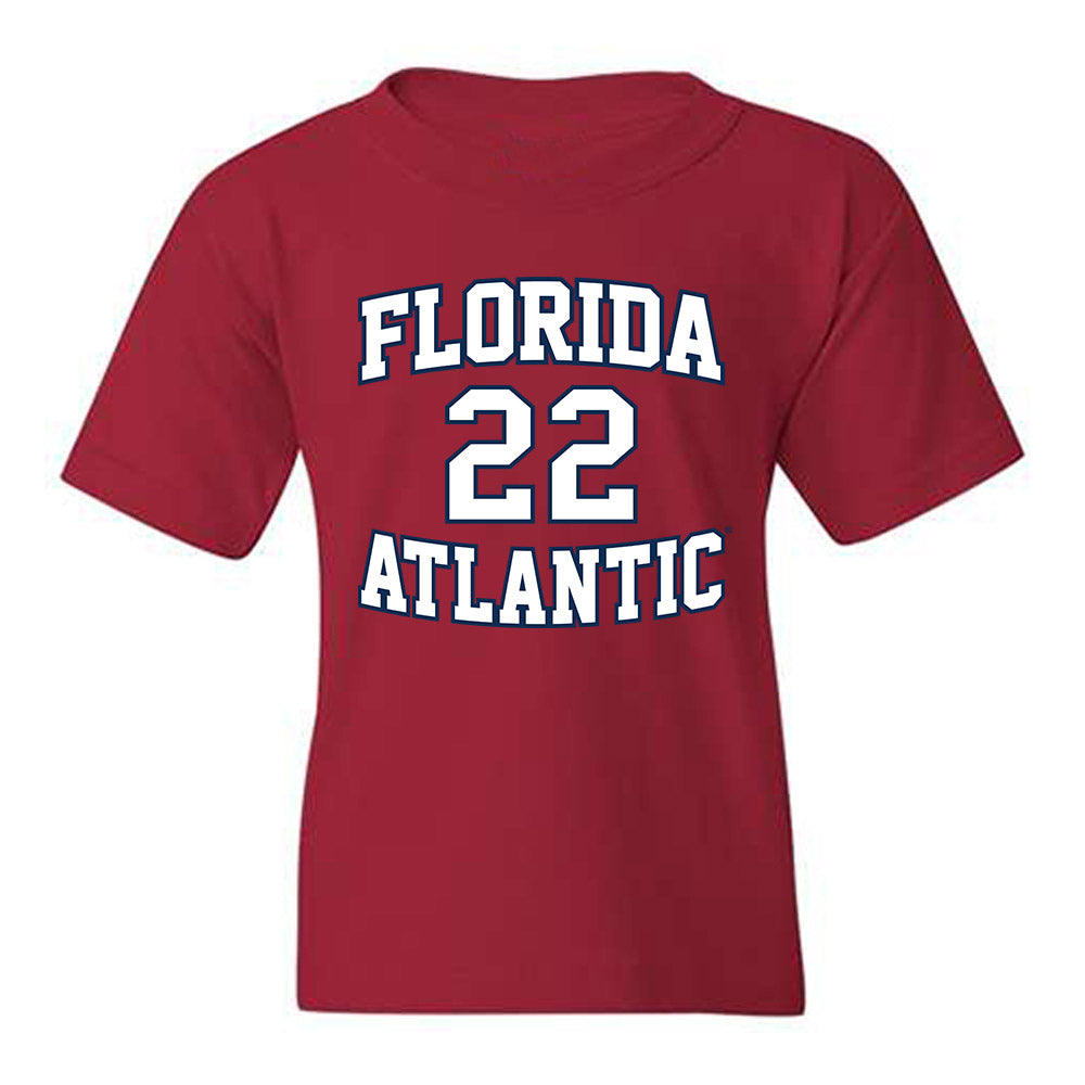 FAU - NCAA Men's Basketball : Devin Vanterpool - Youth T-Shirt-0