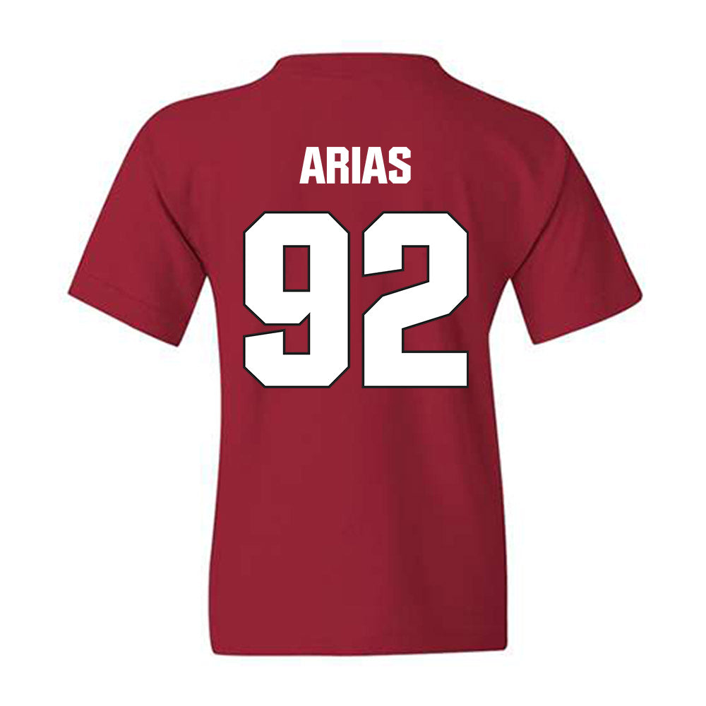 NC State - NCAA Football : Aiden Arias - Sports Shersey Youth T-Shirt-1