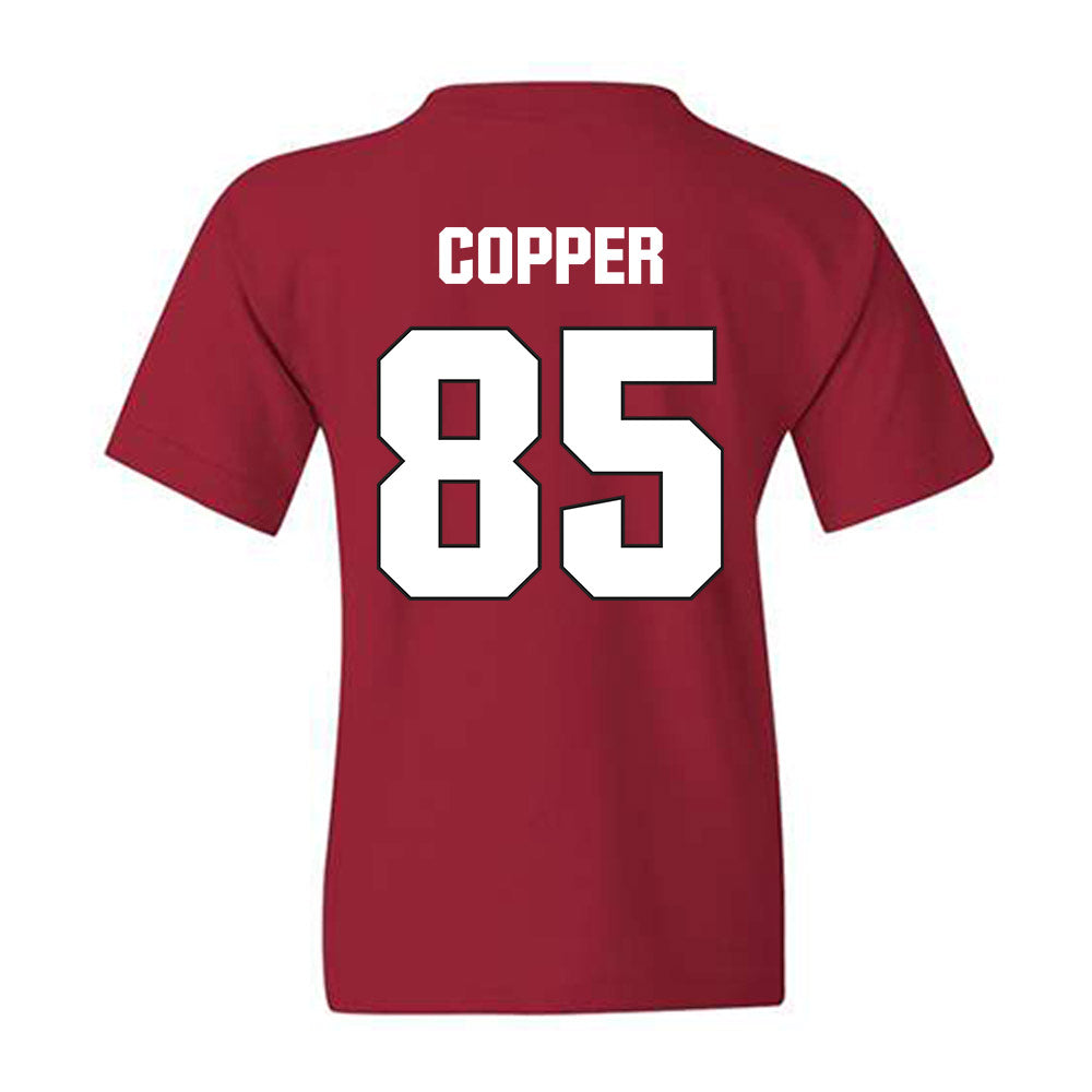 NC State - NCAA Football : Tyreek Copper - Sports Shersey Youth T-Shirt-1
