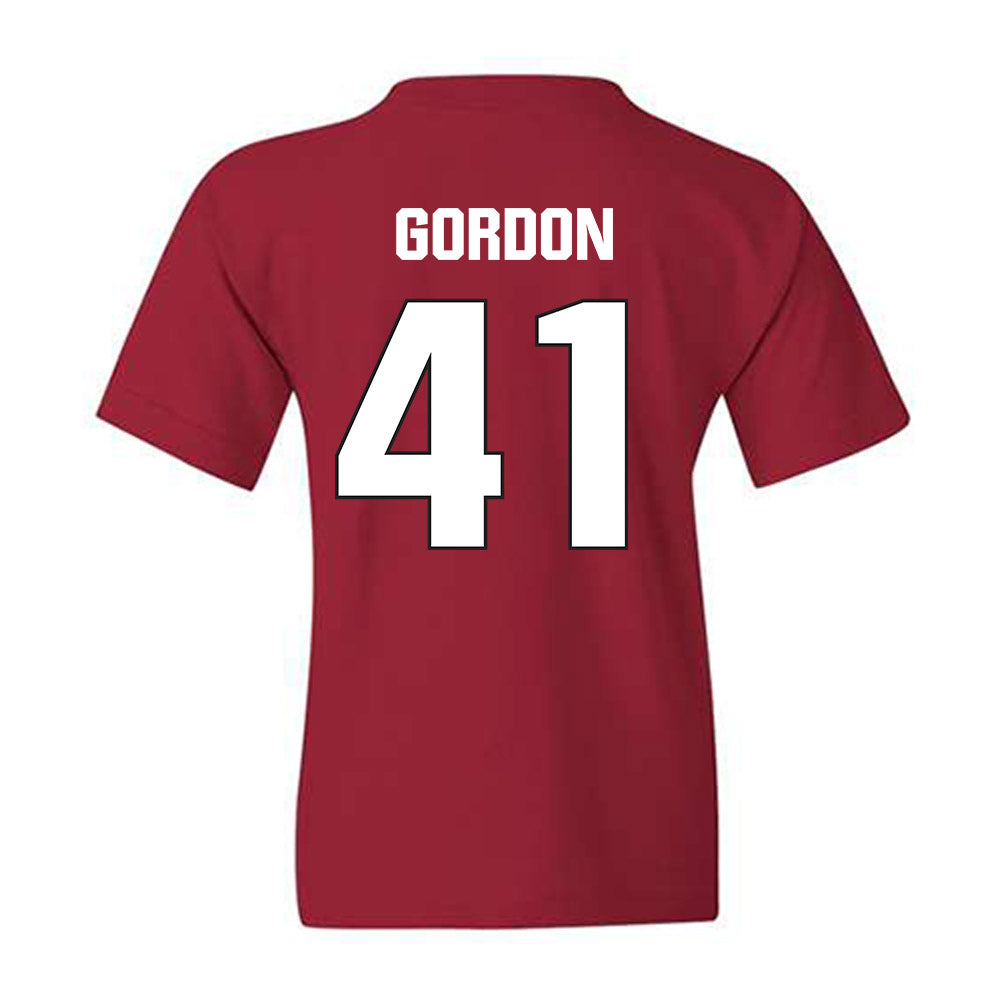 NC State - NCAA Football : Caden Gordon - Sports Shersey Youth T-Shirt-1
