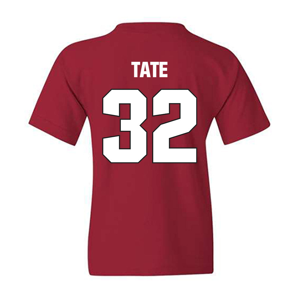 NC State - NCAA Football : Michael Tate - Sports Shersey Youth T-Shirt-1
