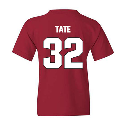 NC State - NCAA Football : Michael Tate - Sports Shersey Youth T-Shirt-1