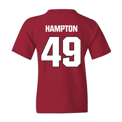 NC State - NCAA Football : Jailun Hampton - Sports Shersey Youth T-Shirt-1