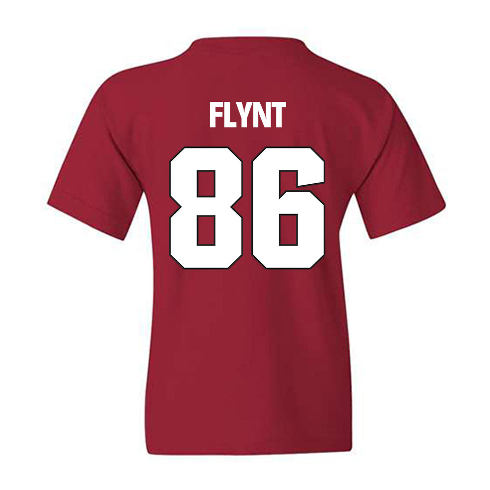 NC State - NCAA Football : Ian Flynt - Sports Shersey Youth T-Shirt-1
