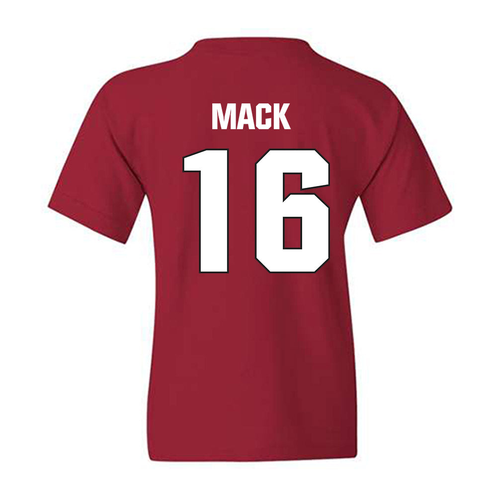 NC State - NCAA Football : King Mack - Sports Shersey Youth T-Shirt-1