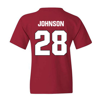 NC State - NCAA Football : Dy'Lan Johnson - Sports Shersey Youth T-Shirt-1
