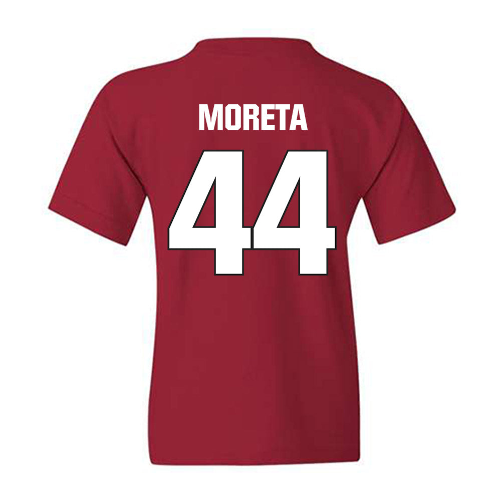 NC State - NCAA Football : Jordan Moreta - Sports Shersey Youth T-Shirt-1