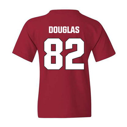 NC State - NCAA Football : Preston Douglas - Sports Shersey Youth T-Shirt-1