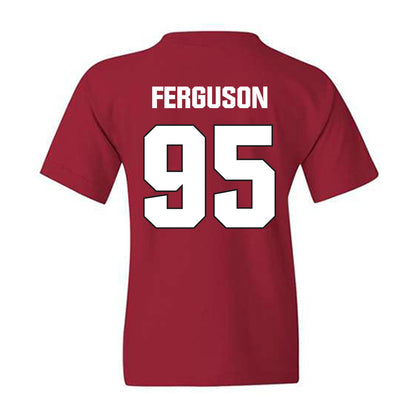 NC State - NCAA Football : Jacquey Ferguson - Sports Shersey Youth T-Shirt-1