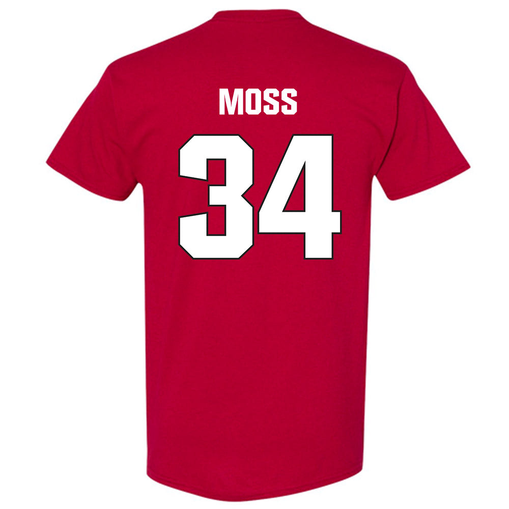 NC State - NCAA Football : Noah Moss - Sports Shersey T-Shirt-1