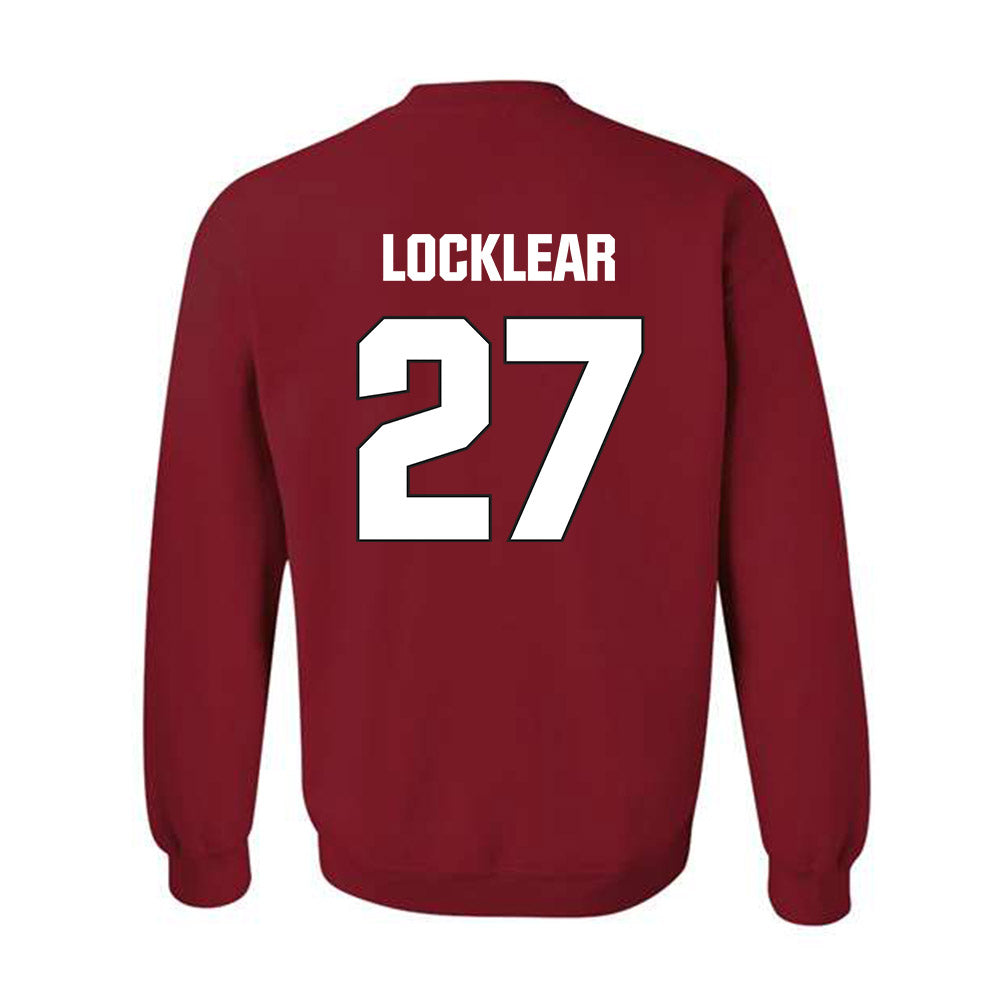 NC State - NCAA Football : Ashton Locklear - Sports Shersey Crewneck Sweatshirt-1