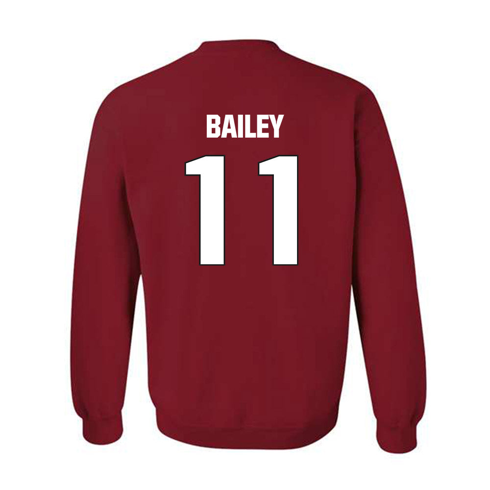 NC State - NCAA Football : CJ Bailey - Sports Shersey Crewneck Sweatshirt-1