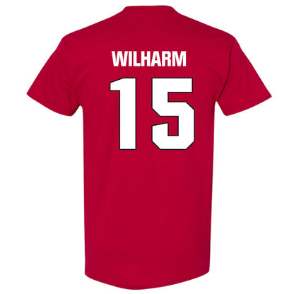 NC State - NCAA Football : Hudson Wilharm - Sports Shersey T-Shirt-1