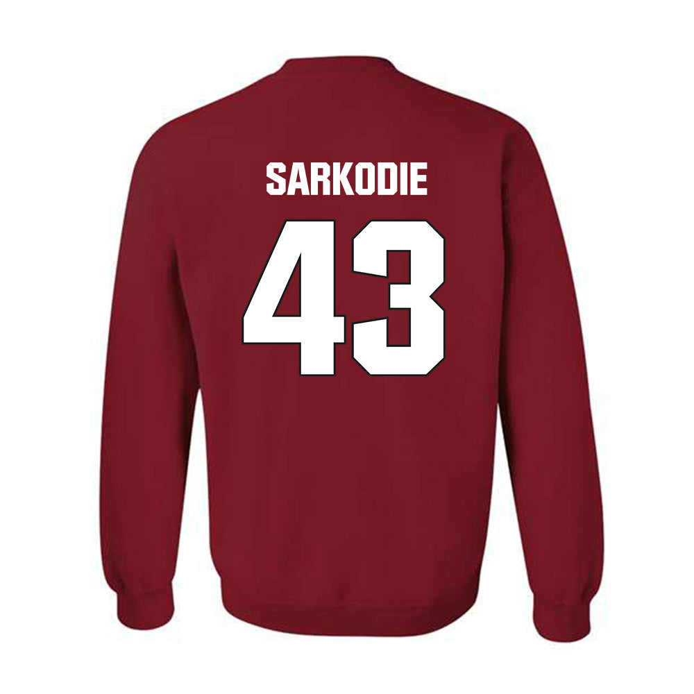 NC State - NCAA Football : Koby Sarkodie - Sports Shersey Crewneck Sweatshirt-1