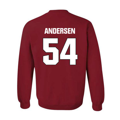 NC State - NCAA Football : Teague Andersen - Sports Shersey Crewneck Sweatshirt-1