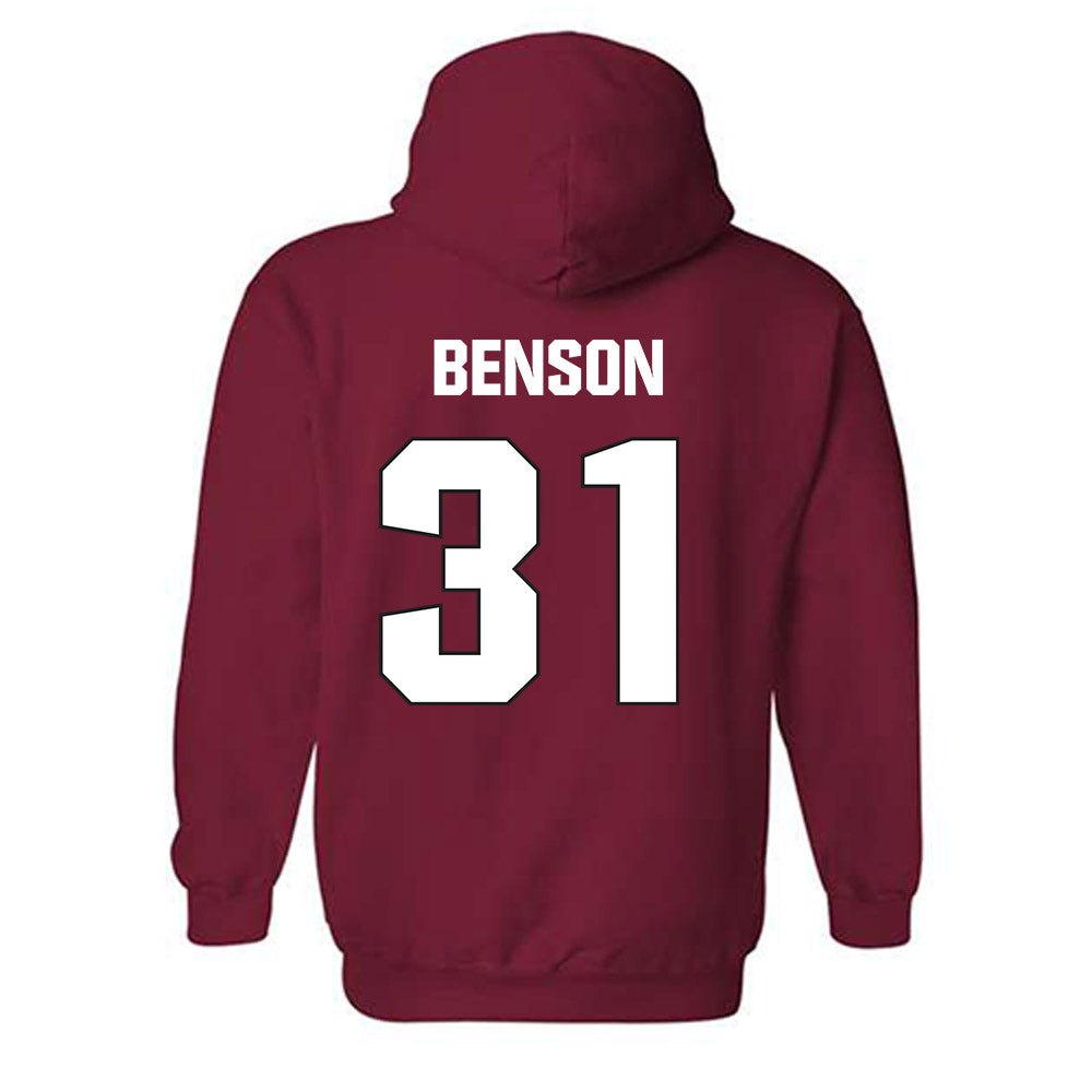 NC State - NCAA Football : Bailey Benson - Sports Shersey Hooded Sweatshirt-1