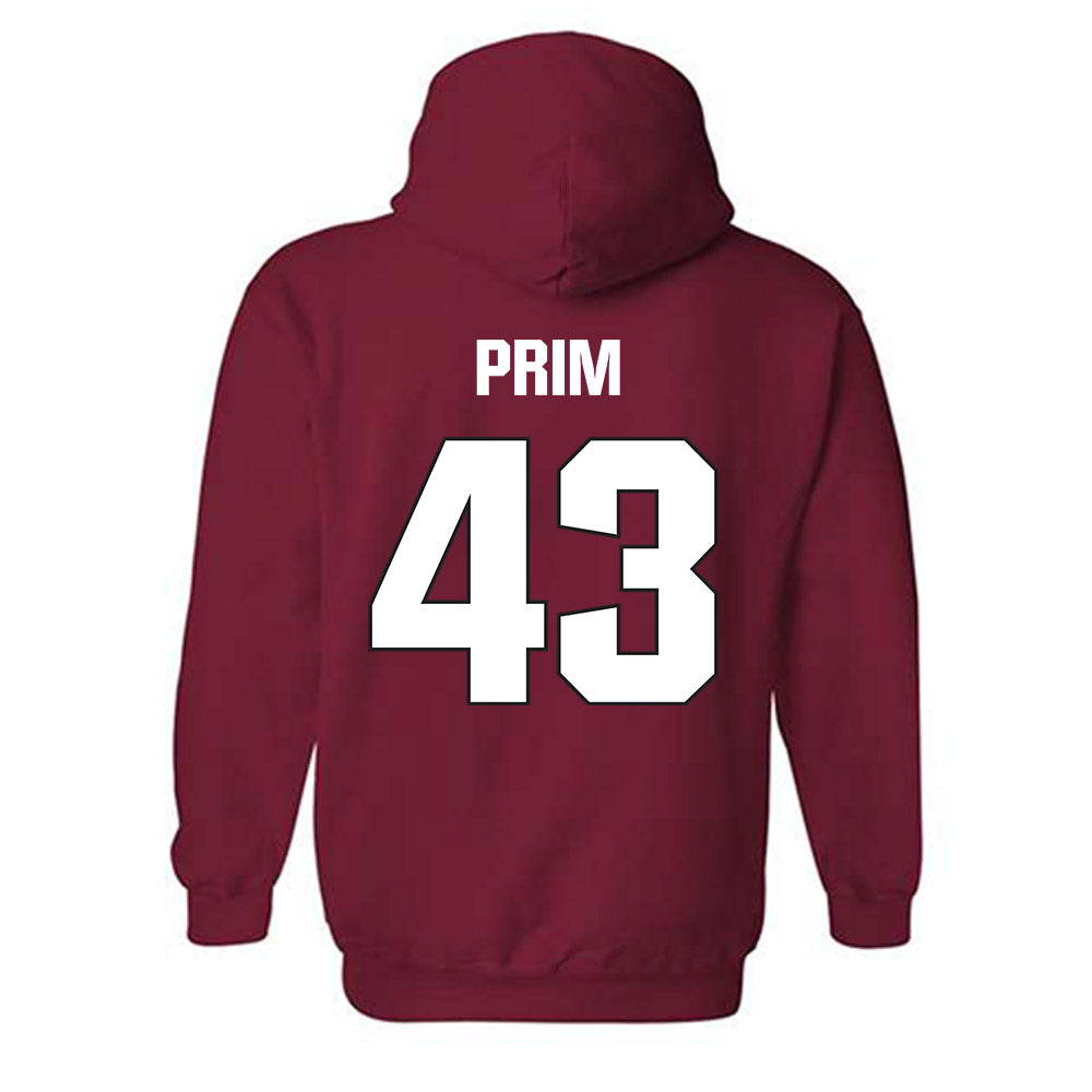NC State - NCAA Football : AJ Prim - Sports Shersey Hooded Sweatshirt-1