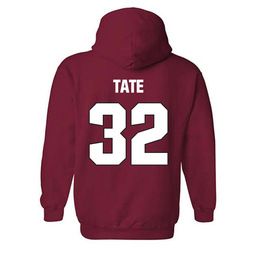 NC State - NCAA Football : Michael Tate - Sports Shersey Hooded Sweatshirt-1