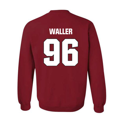 NC State - NCAA Football : Jackson Waller - Sports Shersey Crewneck Sweatshirt-1