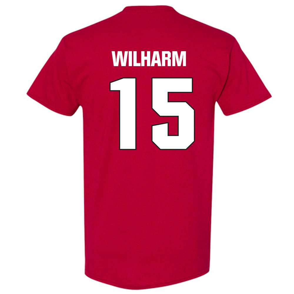 NC State - NCAA Football : Hudson Wilharm - Sports Shersey T-Shirt-1