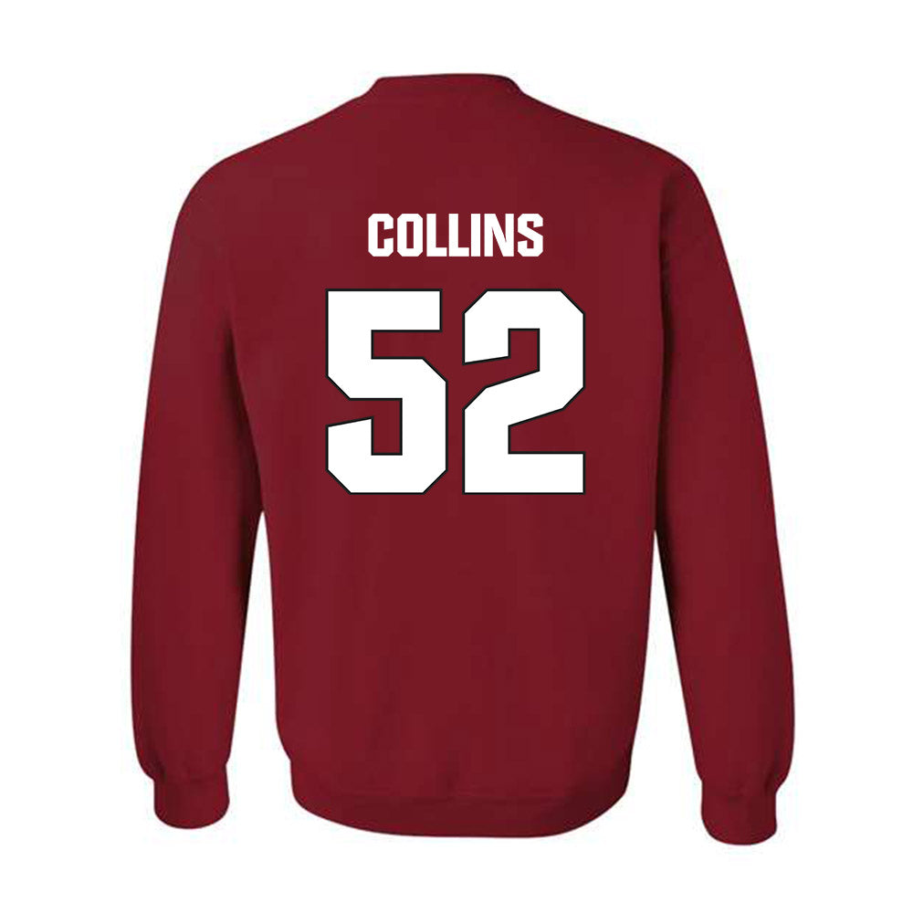 NC State - NCAA Football : David Collins - Sports Shersey Crewneck Sweatshirt-1