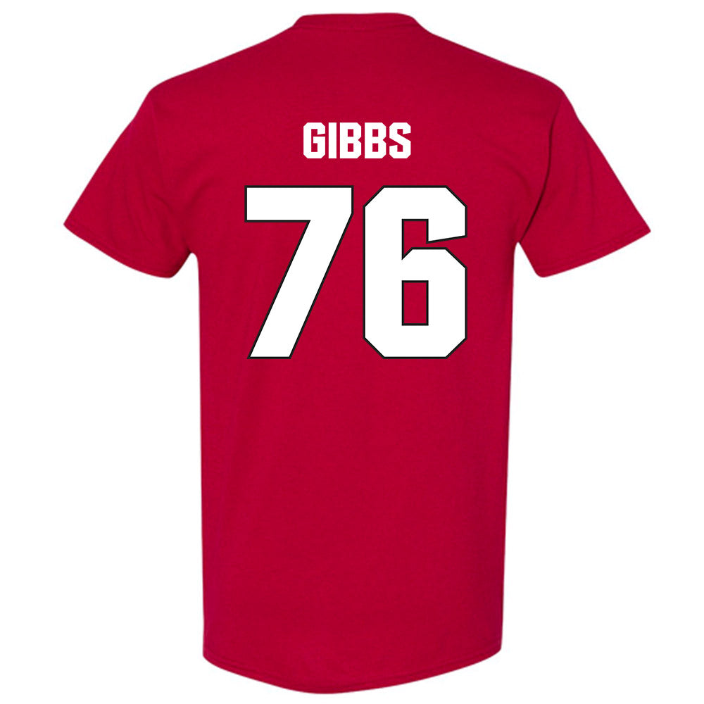 NC State - NCAA Football : Michael Gibbs - Sports Shersey T-Shirt-1