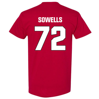 NC State - NCAA Football : Spike Sowells - Sports Shersey T-Shirt-1