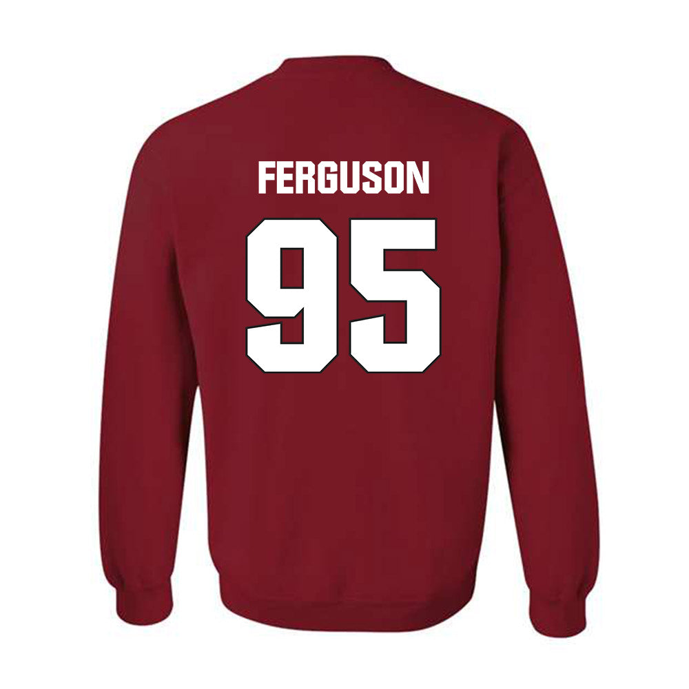 NC State - NCAA Football : Jacquey Ferguson - Sports Shersey Crewneck Sweatshirt-1