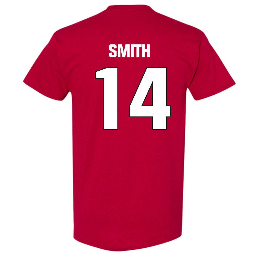 NC State - NCAA Football : Jacob Smith - Sports Shersey T-Shirt-1