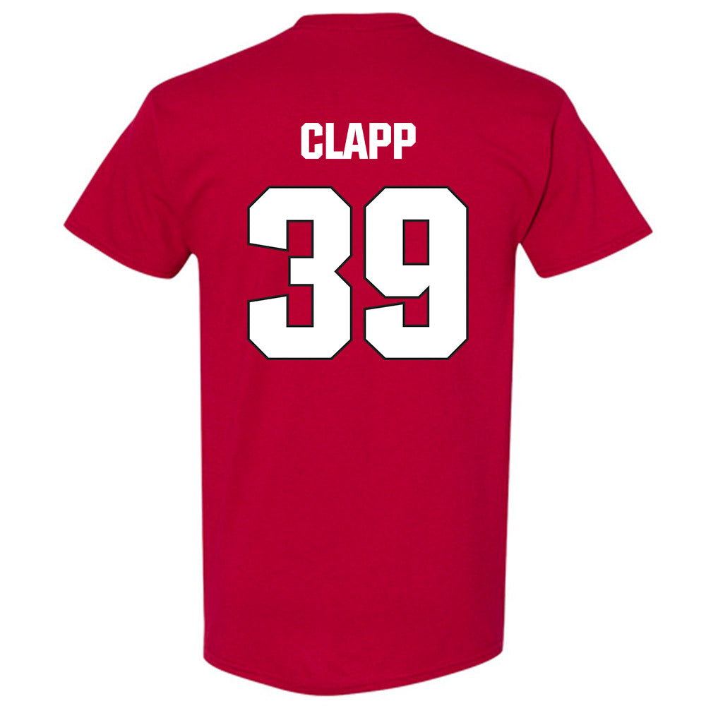 NC State - NCAA Football : Tristan Clapp - Sports Shersey T-Shirt-1
