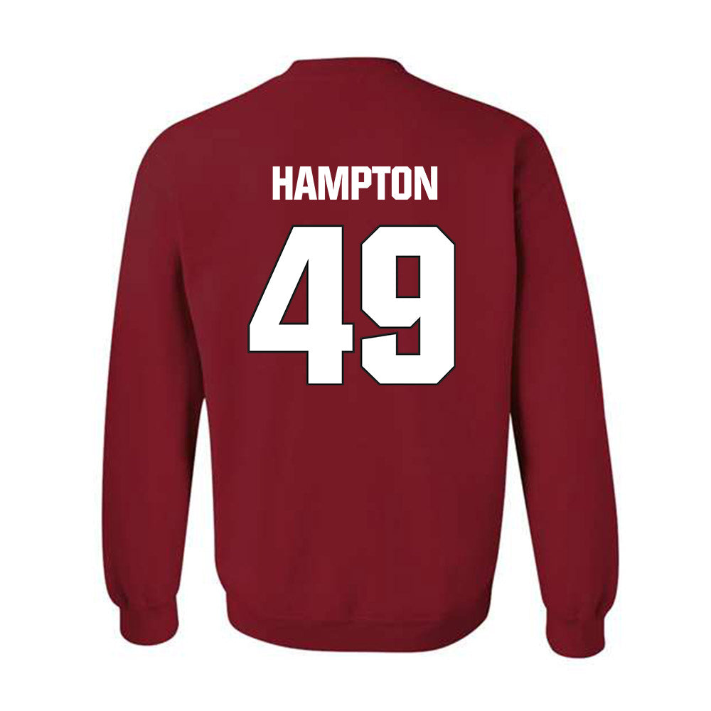 NC State - NCAA Football : Jailun Hampton - Sports Shersey Crewneck Sweatshirt-1