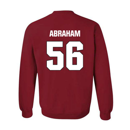 NC State - NCAA Football : Omarian Abraham - Sports Shersey Crewneck Sweatshirt-1