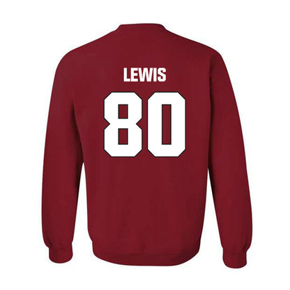 NC State - NCAA Football : Damaad Lewis - Sports Shersey Crewneck Sweatshirt-1