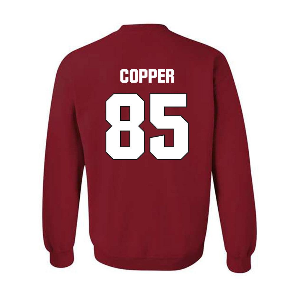 NC State - NCAA Football : Tyreek Copper - Sports Shersey Crewneck Sweatshirt-1