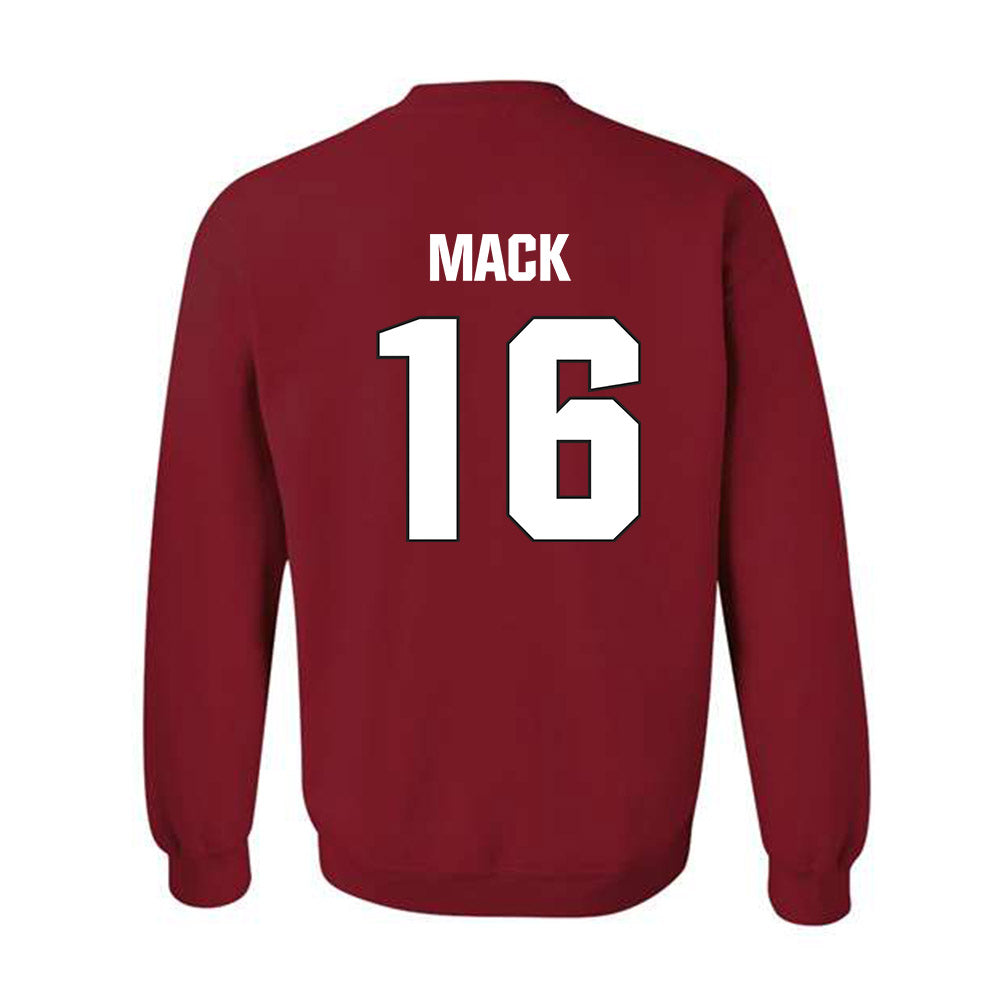 NC State - NCAA Football : King Mack - Sports Shersey Crewneck Sweatshirt-1