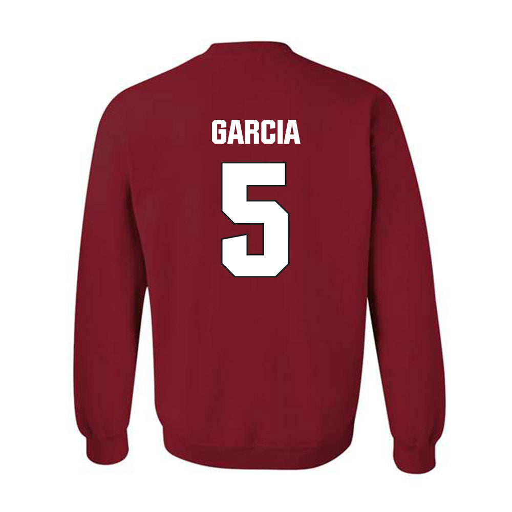 NC State - NCAA Football : Michelle Garcia - Sports Shersey Crewneck Sweatshirt-1