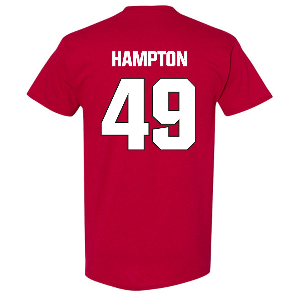 NC State - NCAA Football : Jailun Hampton - Sports Shersey T-Shirt-1
