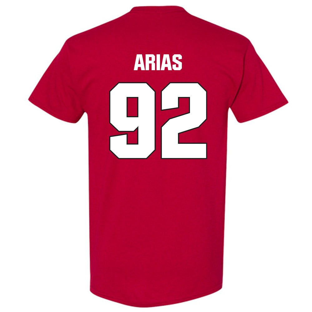 NC State - NCAA Football : Aiden Arias - Sports Shersey T-Shirt-1