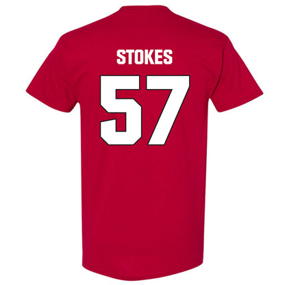 NC State - NCAA Football : Steven Stokes - Sports Shersey T-Shirt-1