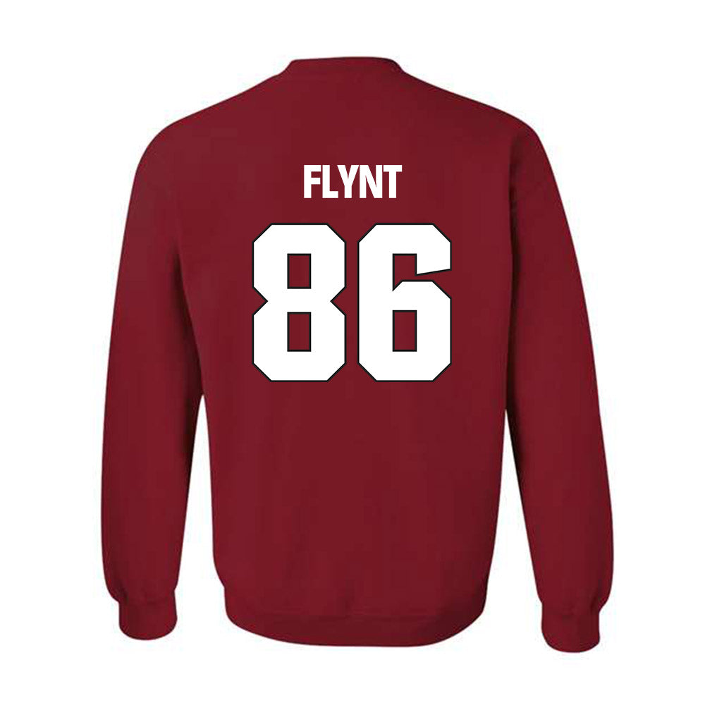 NC State - NCAA Football : Ian Flynt - Sports Shersey Crewneck Sweatshirt-1